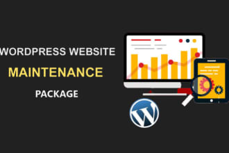 wordpress website maintenance and wordpress support or help