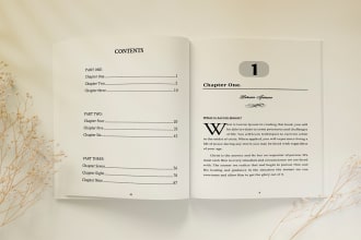 do book formatting for kindle and epub or paperback or other book formatting