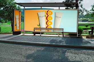 design a billboard, signage, bus stop branding for you