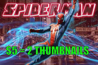 design a thumbnails, poster of a movie o film or tv series