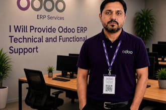 provide odoo erp technical and odoo functional support