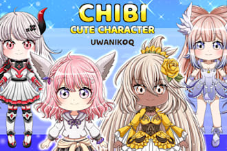 make cute anime chibi character