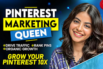 be your pinterest marketing manager and SEO queen
