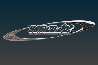 design a chrome effect for your text or logo