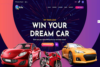 build a professional competitions, raffles website