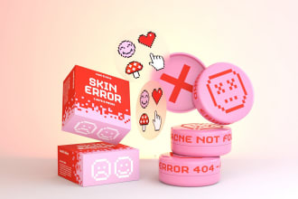 create label design, skincare packaging, cosmetic packaging design