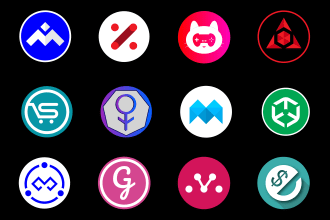 design modern crypto, crypto coin, crypto token and cryptocurrency logo