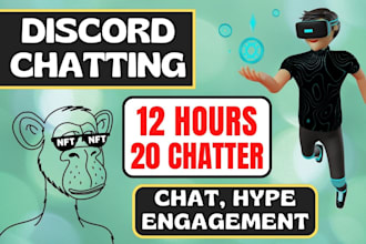 discord moderator, admin and chatter in your crypto server