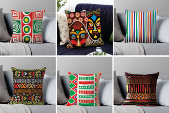 create unique african patterns for your throw  pillows