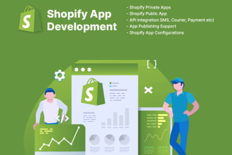 create professional shopify public and private app for you
