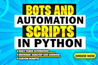 make your custom bots scripts gui in python