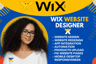 do wix website design, wix website redesign, wix seo and wix ecommerce store