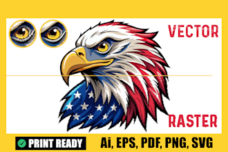 make vector tracing, replicate, logo to vector, image to vector in 3 hours