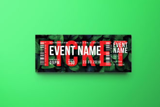 design creative tickets for any event