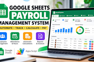 build an automated payroll and payment tracker in google sheets