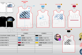 do professional color separation for your screen printing