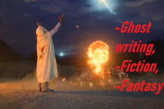 write fiction, science, horror, ghost writing