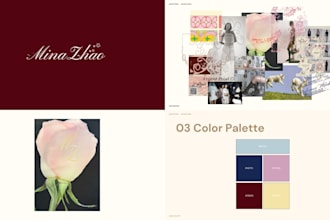 create unique fashionable professional branding