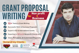 do grant proposal writing for your project or non profit
