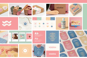 design logo and complete branding guideline
