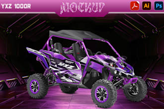 design a professional wraps your atv,kart,snowmobile