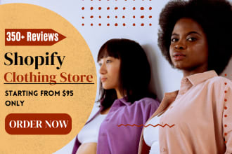 design fashion store and shopify clothing store