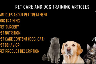 write pet care and dog training articles