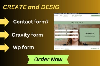 create and fix contact form 7, gravity form, login form, payment form