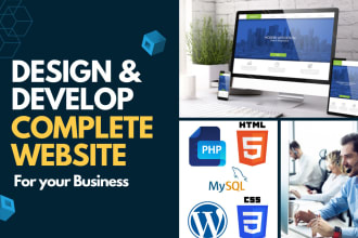 do wordpress website design and develop business website