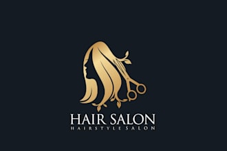 do fashion, beauty, cosmetic spa hair salon logo