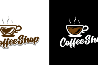 design cafe, tea stall, and coffee shop logo in 24h
