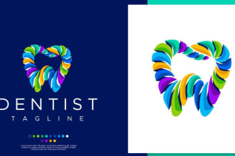 do professional medical dental logo design for you