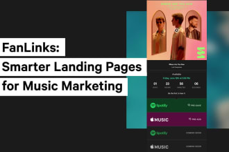 create a smart URL, fanlink for your music