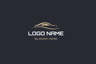 do transports logistics trucking business logo