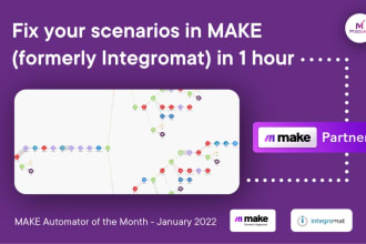 fix your make formerly integromat or n8n scenario in 1 hour