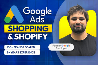 setup and manage google shopping ads for shopify