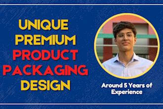 design a unique premium amazon product package
