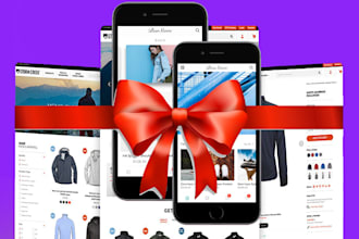 develop a shopify dropshipping website with native android and ios mobile apps