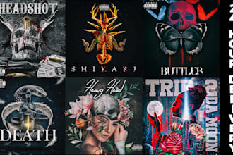 make you an awesome rap album cover, mixtape, ep cover art