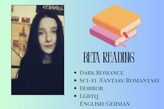 beta read for dark romance fantasy horror taboo books