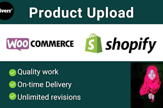 add or upload products on the woocommerce store