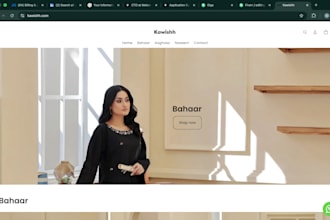 design a shopify store