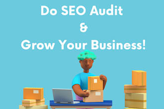 seo audit of your website and suggest how to get rank on serp