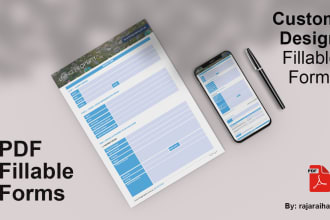create fillable PDF forms