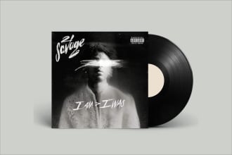 design a unique album cover art for your music