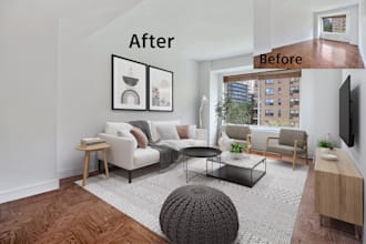 do realistic virtual staging for your listing