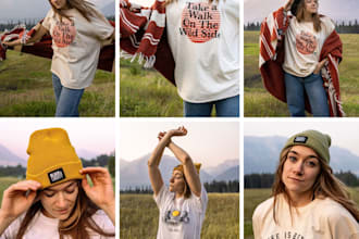 photograph product content and ugc content with live models