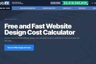create any web calculator for wordpress and any website