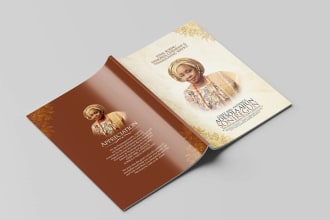 design invitation for any event, funeral flyer program
