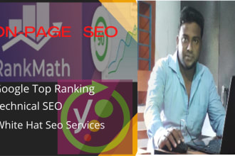 do wordpress onpage seo with rankmath or yoast plugin setup